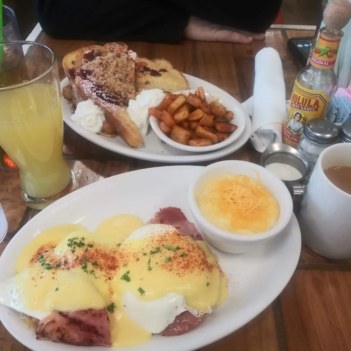 Pecan Praline Stuffed French Toast Also Pineapple Upside Down Cake French Toast Also Corned Beef SOS