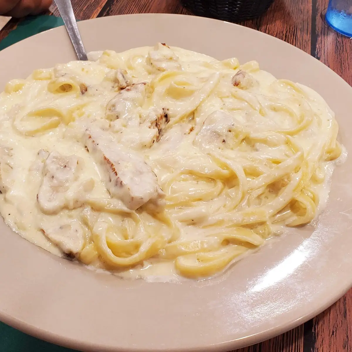 Fettuccine Alfredo with Chicken & Broccoli