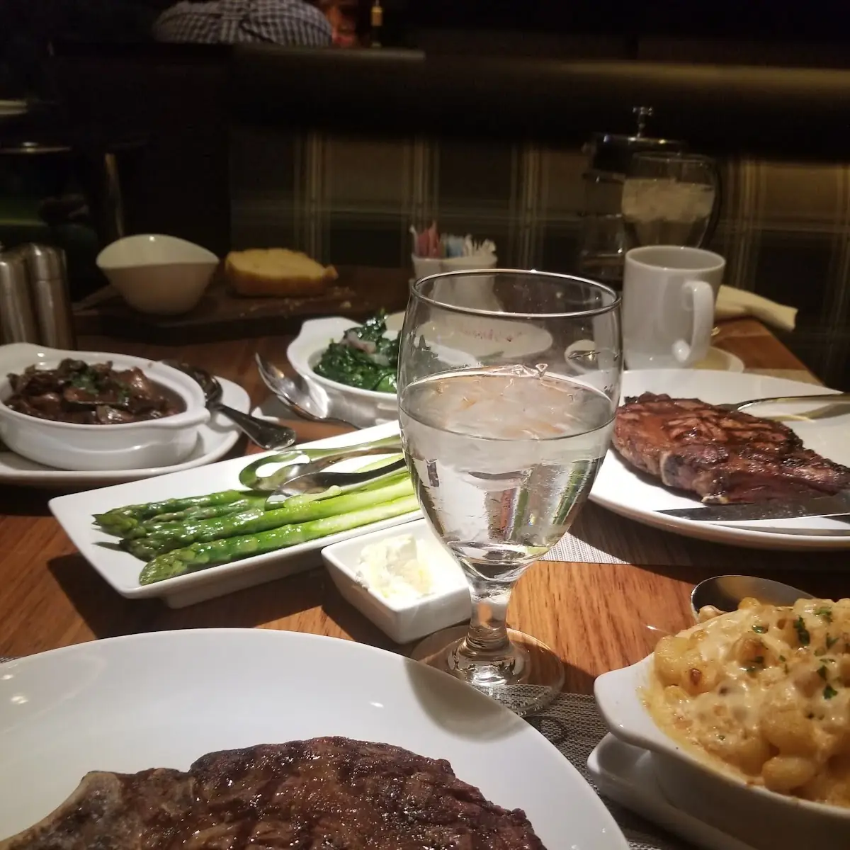 New York Steak and Mac and Cheese