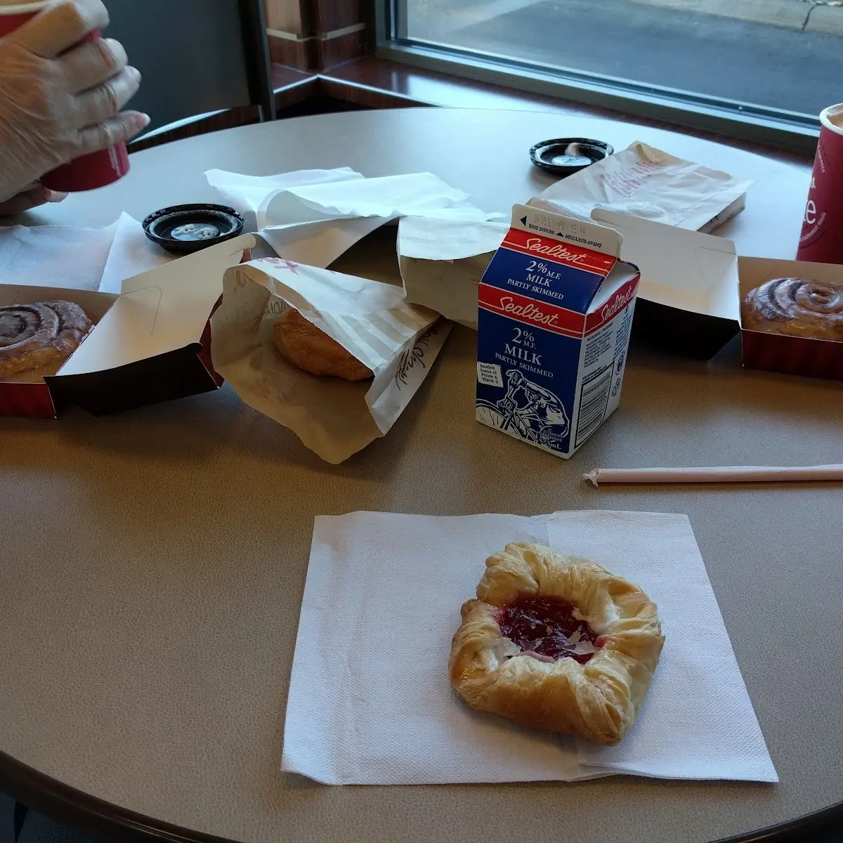 Pastries and Milk
