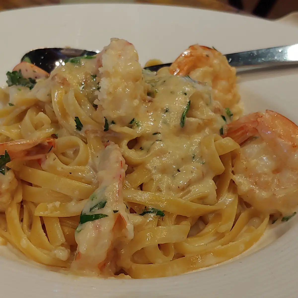 Alfredo Pasta with Shrimp