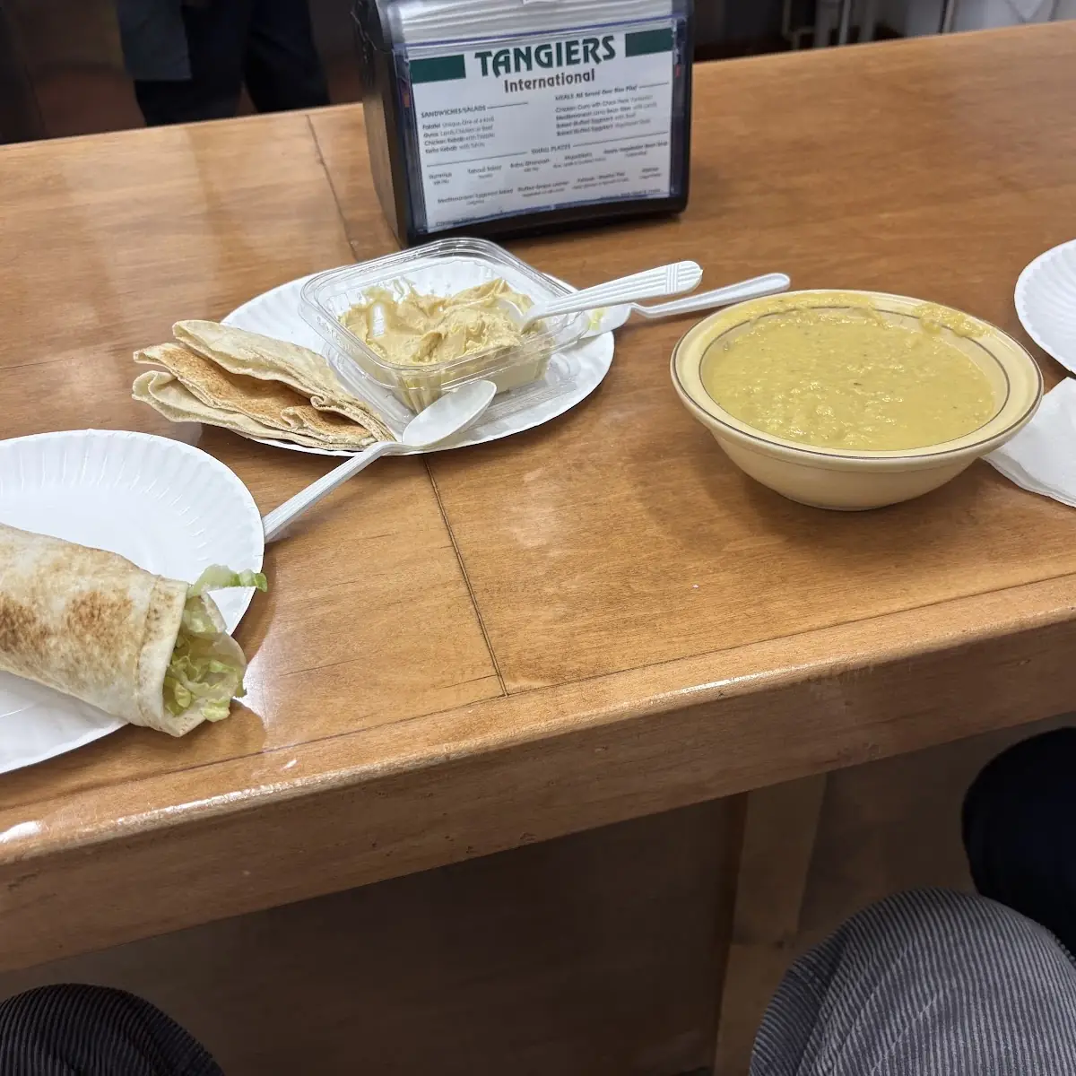 Hummus and Soup