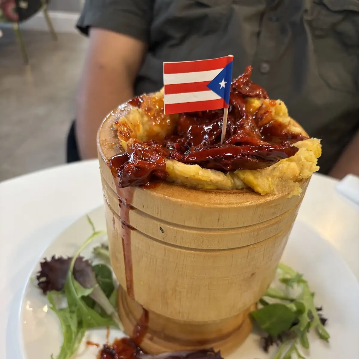 Boneless Spare Ribs and Mofongo