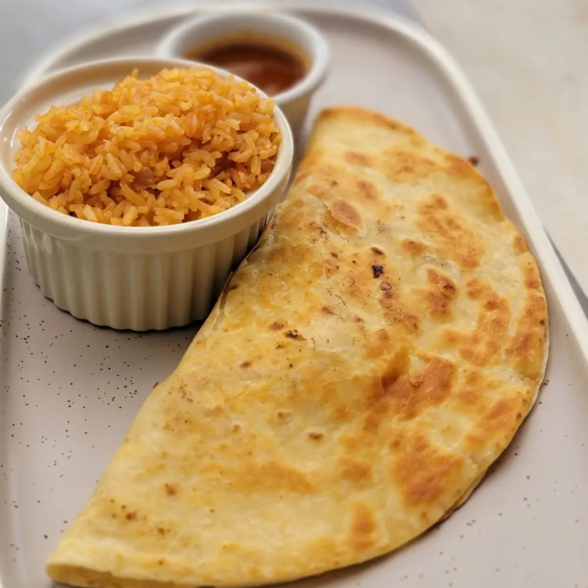 Kids Cheese Quesadilla Rice