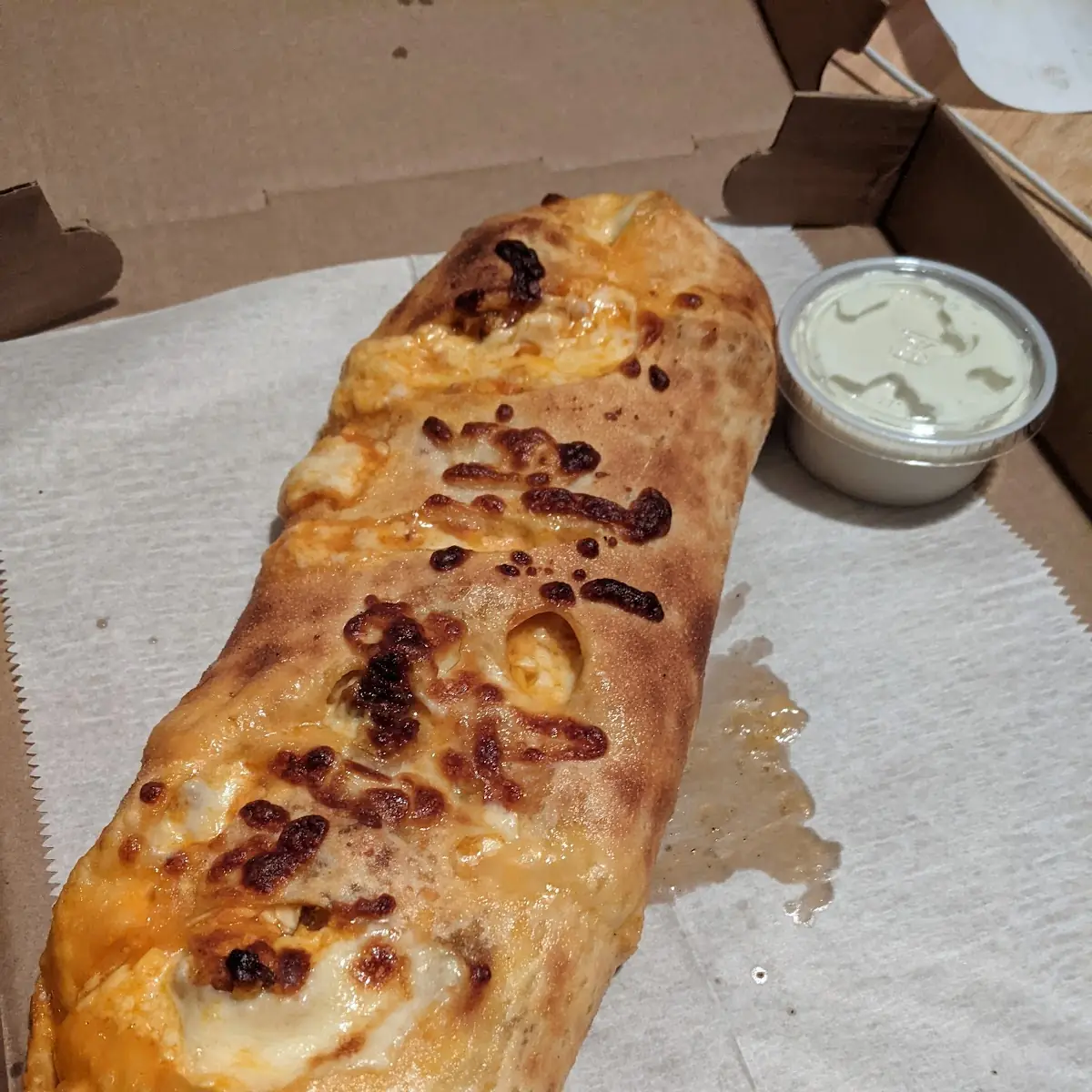 Buffalo Chicken Calzone