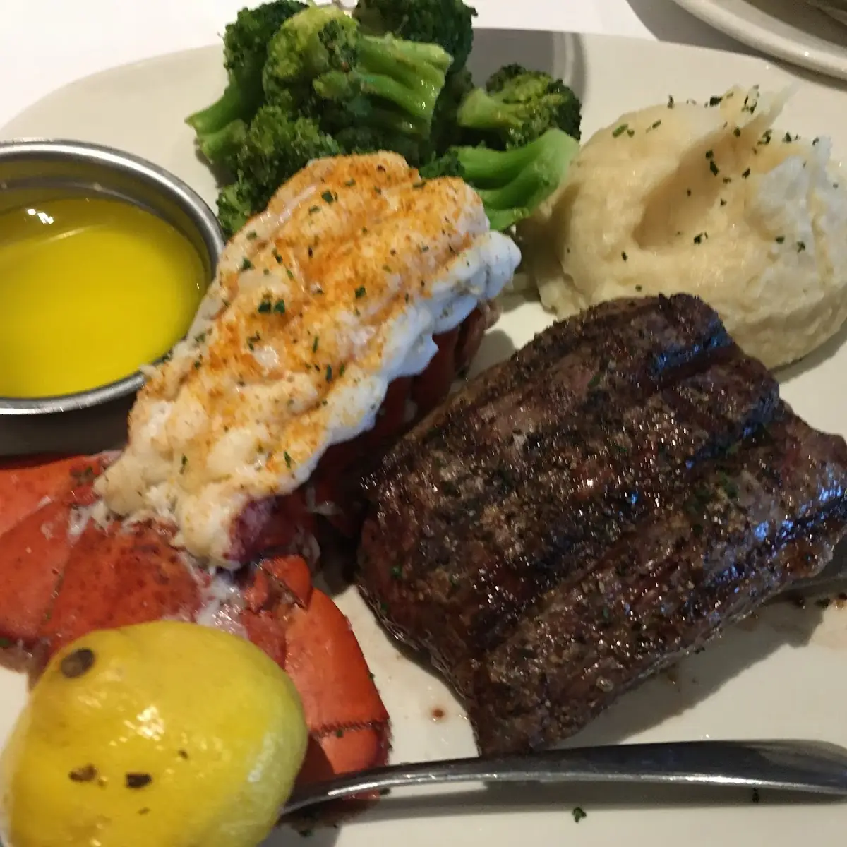 Barrel Cut Filet & Lobster Tail