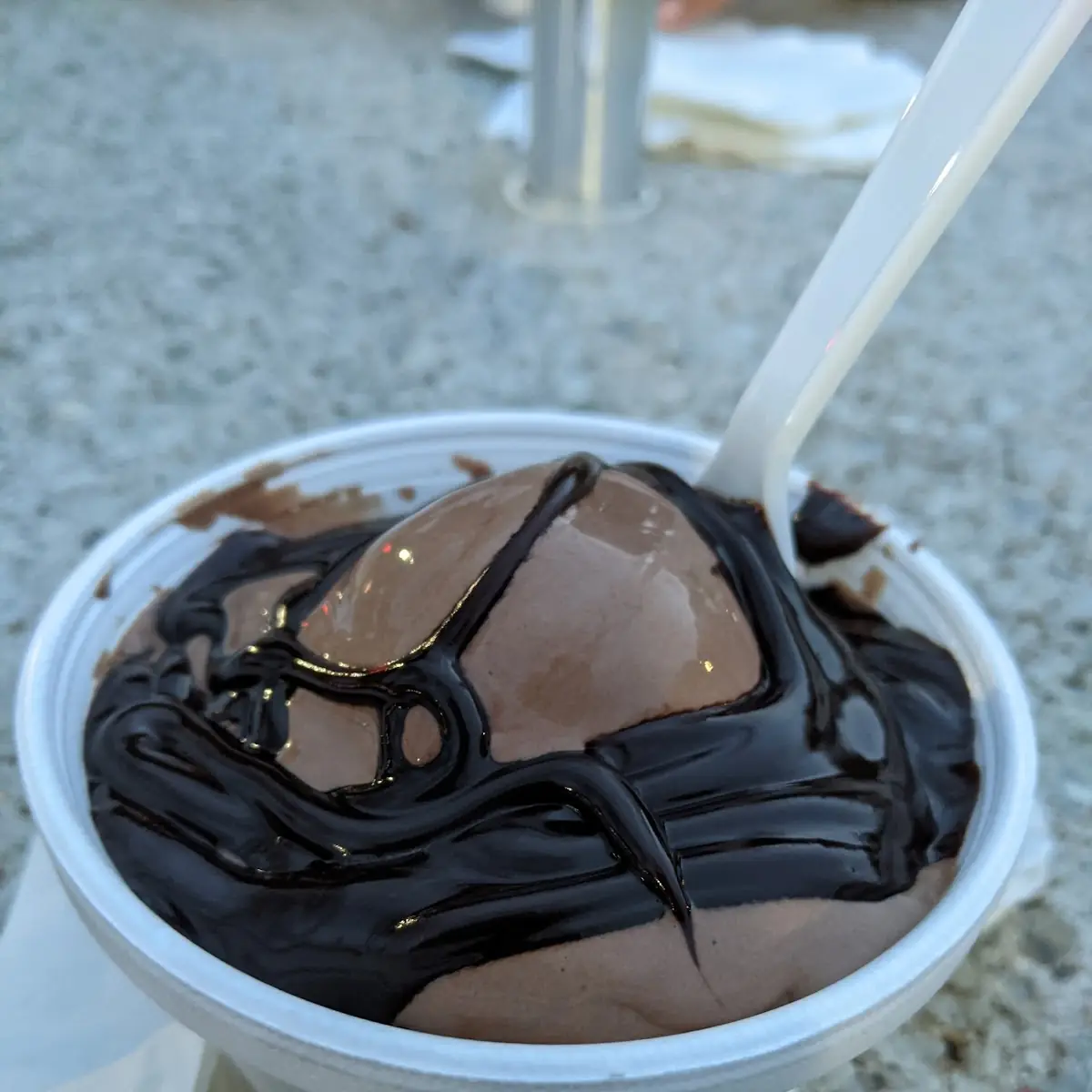 Mint Oreo and Chocolate Custard