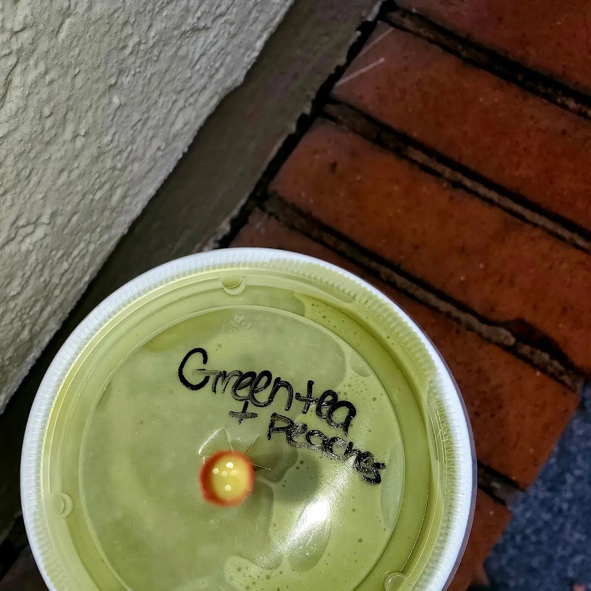 Green Tea Peaches