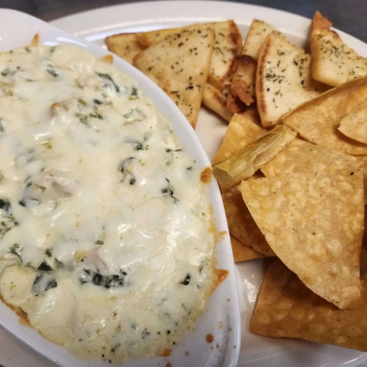 Homemade Spinach Chicken Artichoke Dip