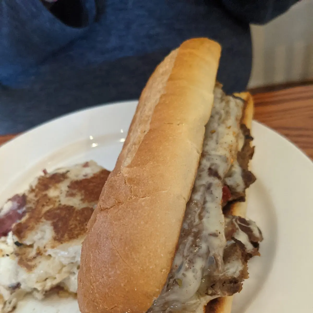 Smoked Cheesesteak Sandwich