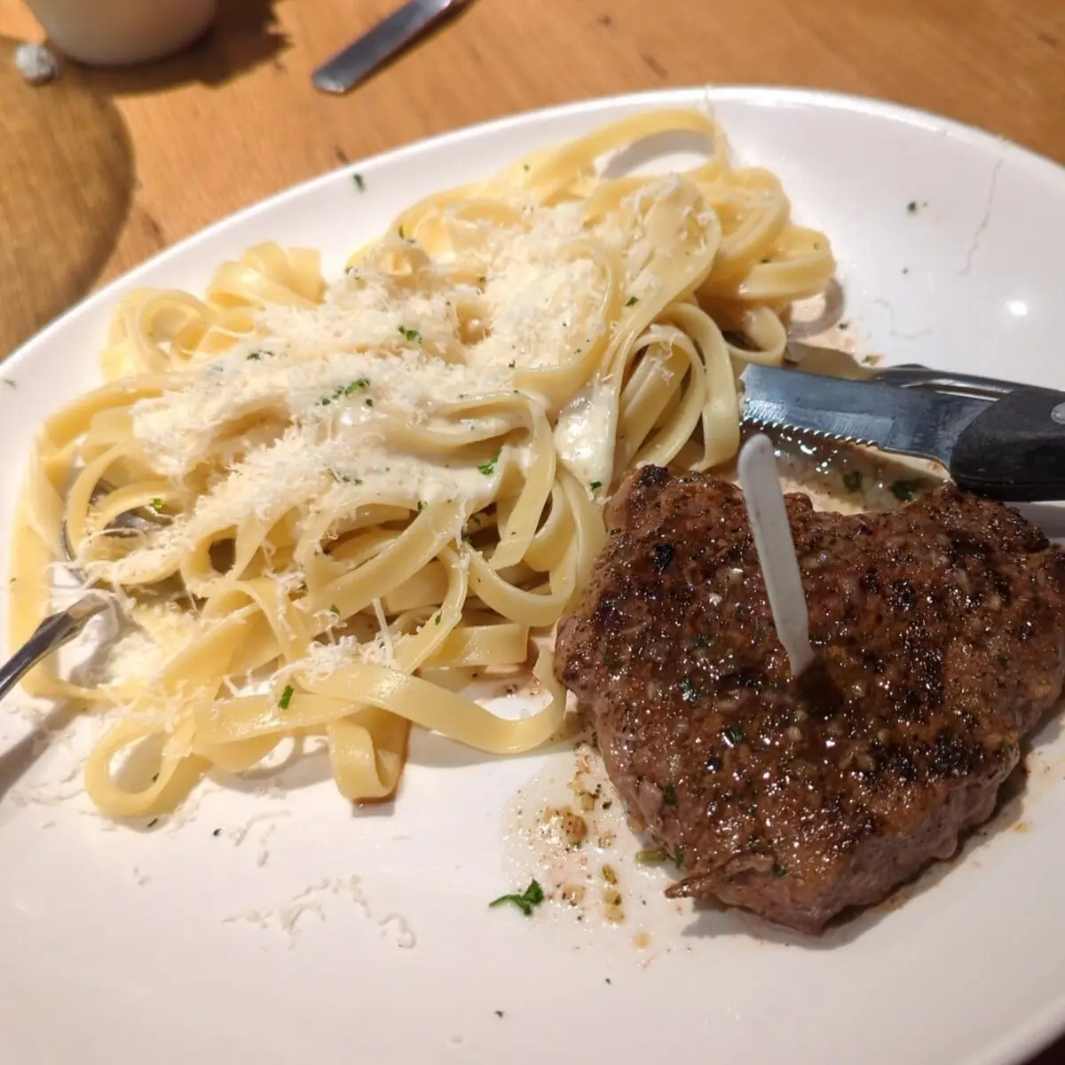 Steak Gorgonzola Alfredo