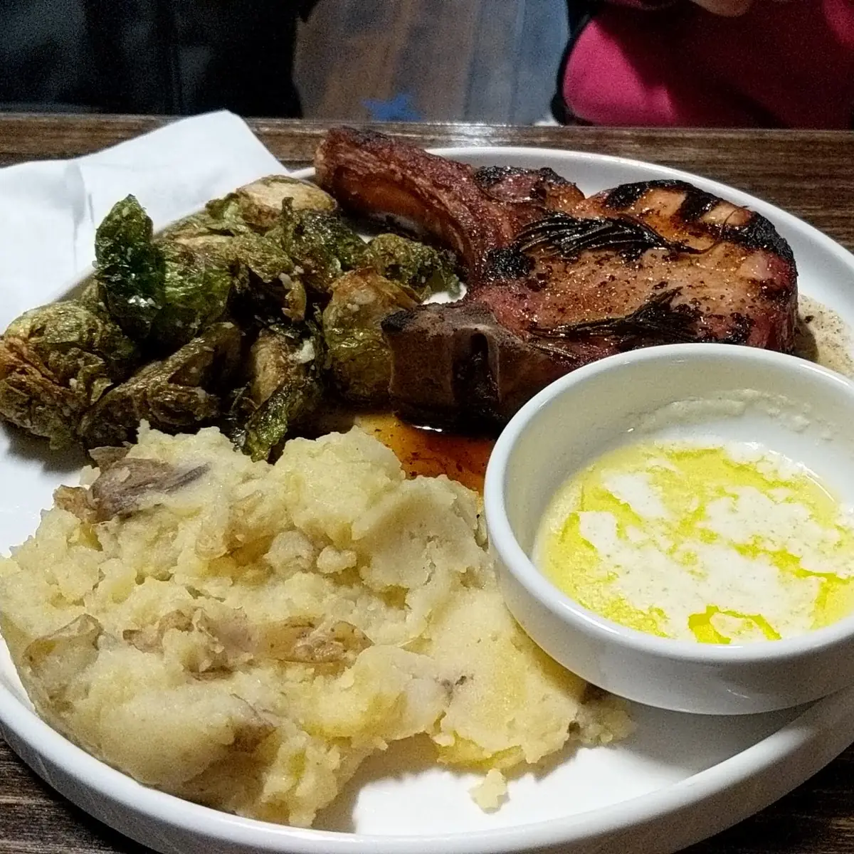 Grilled Pork Chop Dinner