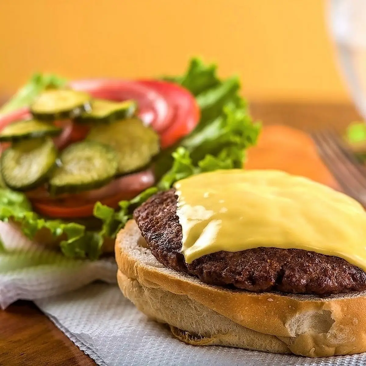 Home Made Cheese Burger Pickle