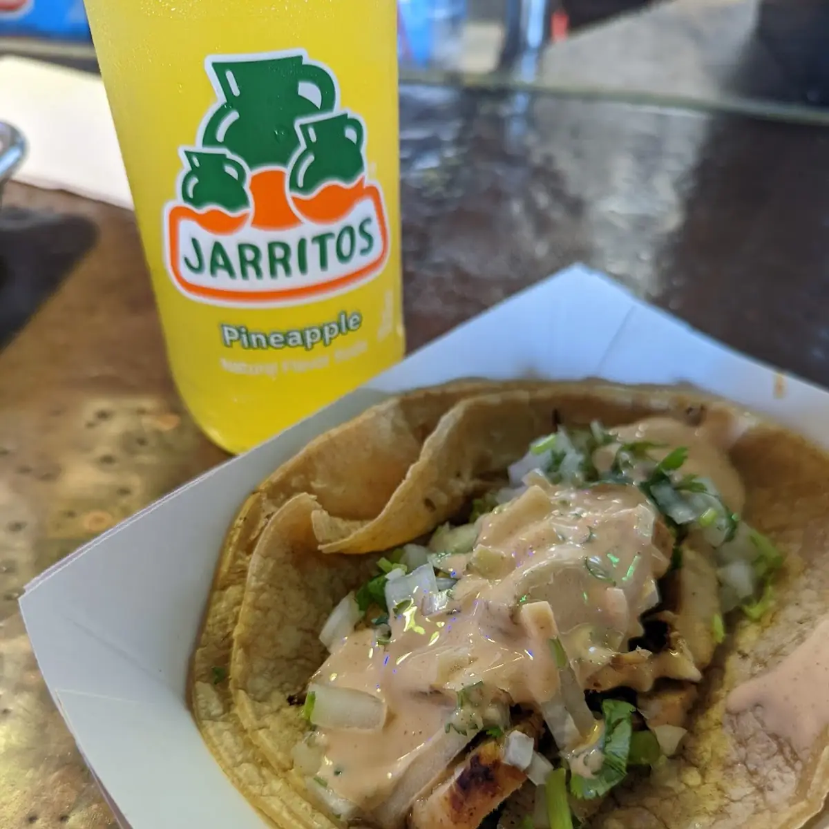 Tequila Lime Chicken Taco