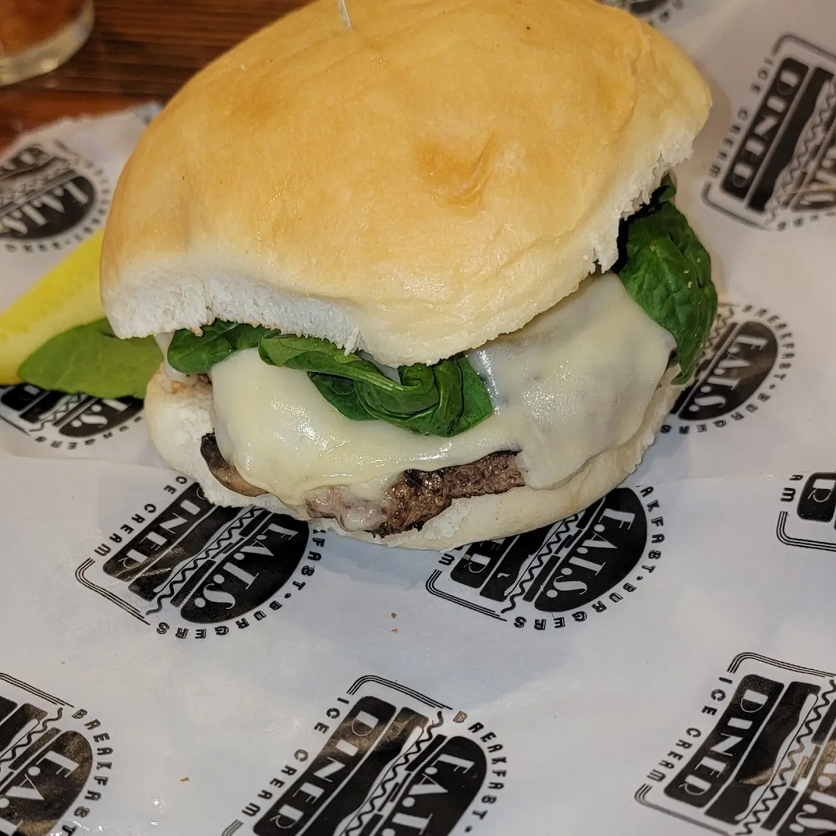 Mushroom Swiss Burger