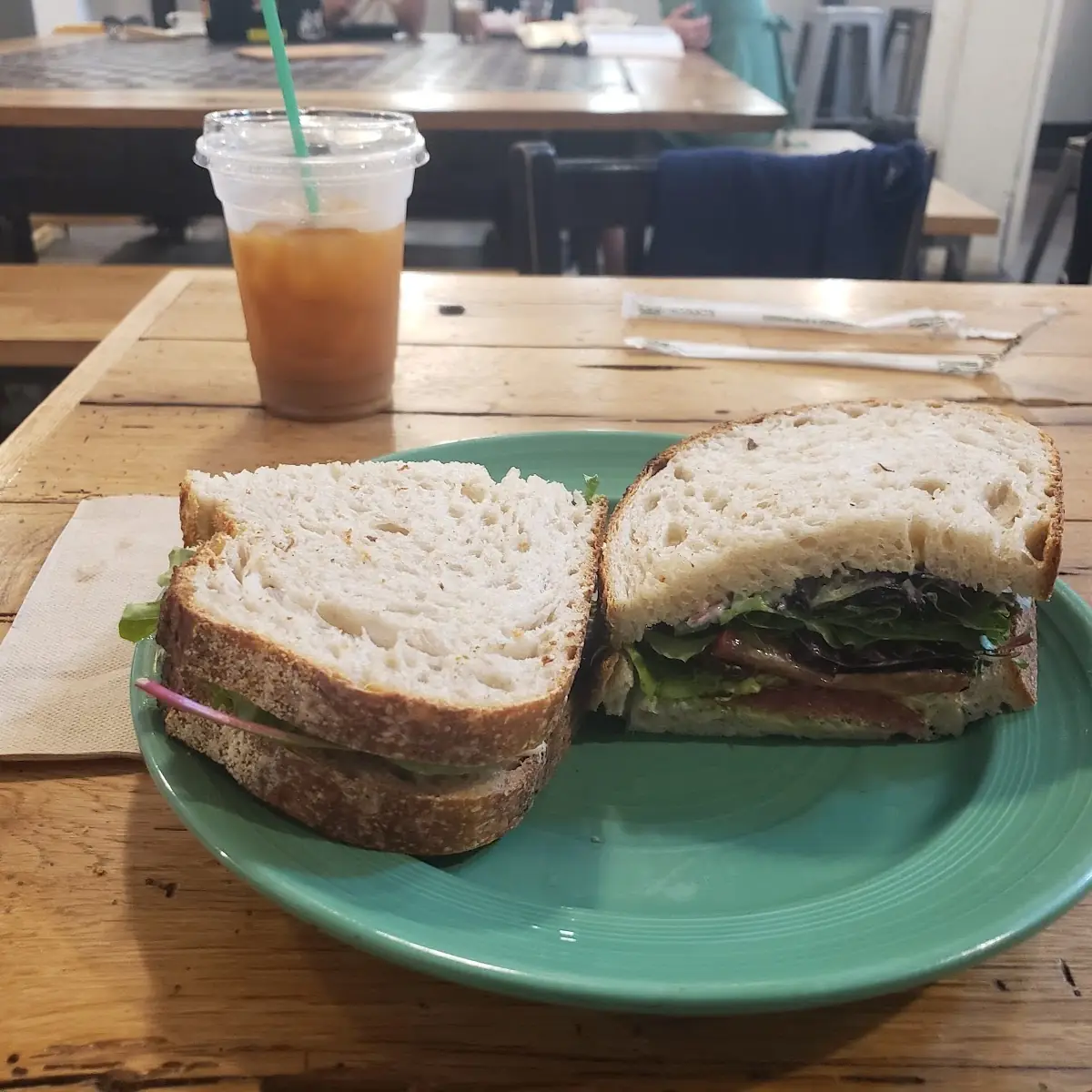 Avocado blt on Sourdough