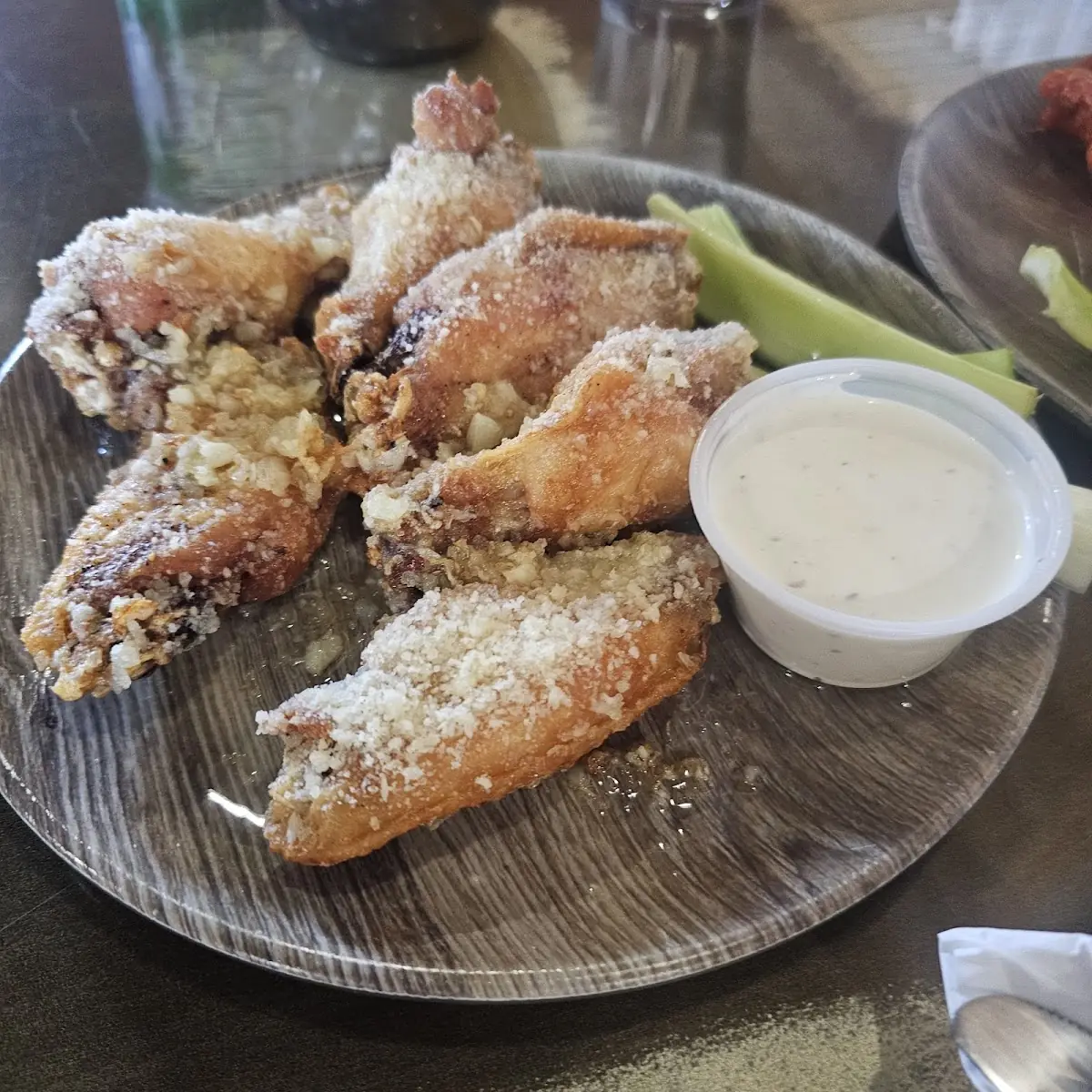 Garlic Parm Wings