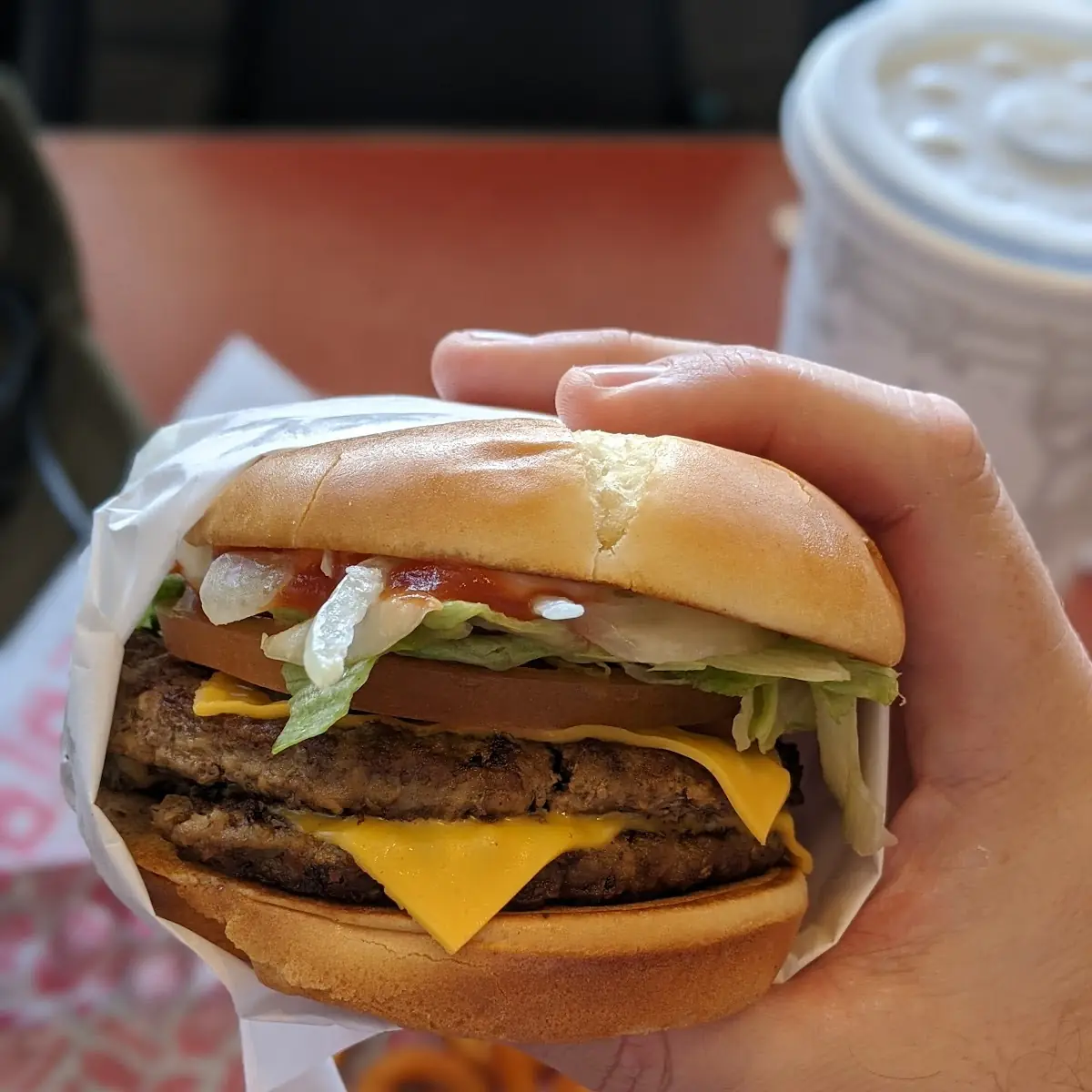 Jumbo Jack Cheeseburger