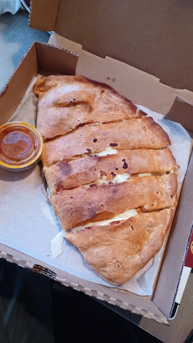 Chicken Alfredo Calzone