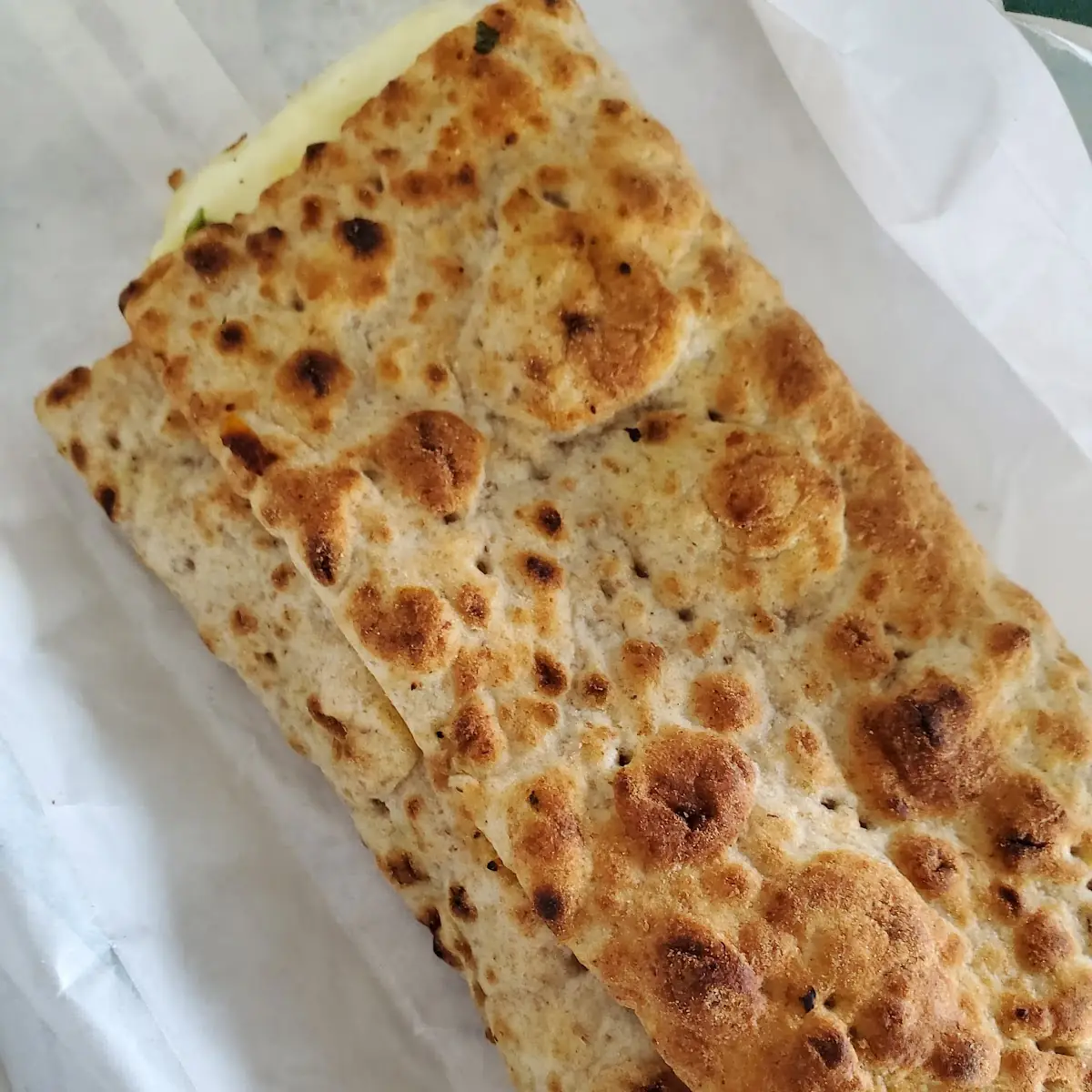 Feta Spinaand Egg White Wrap