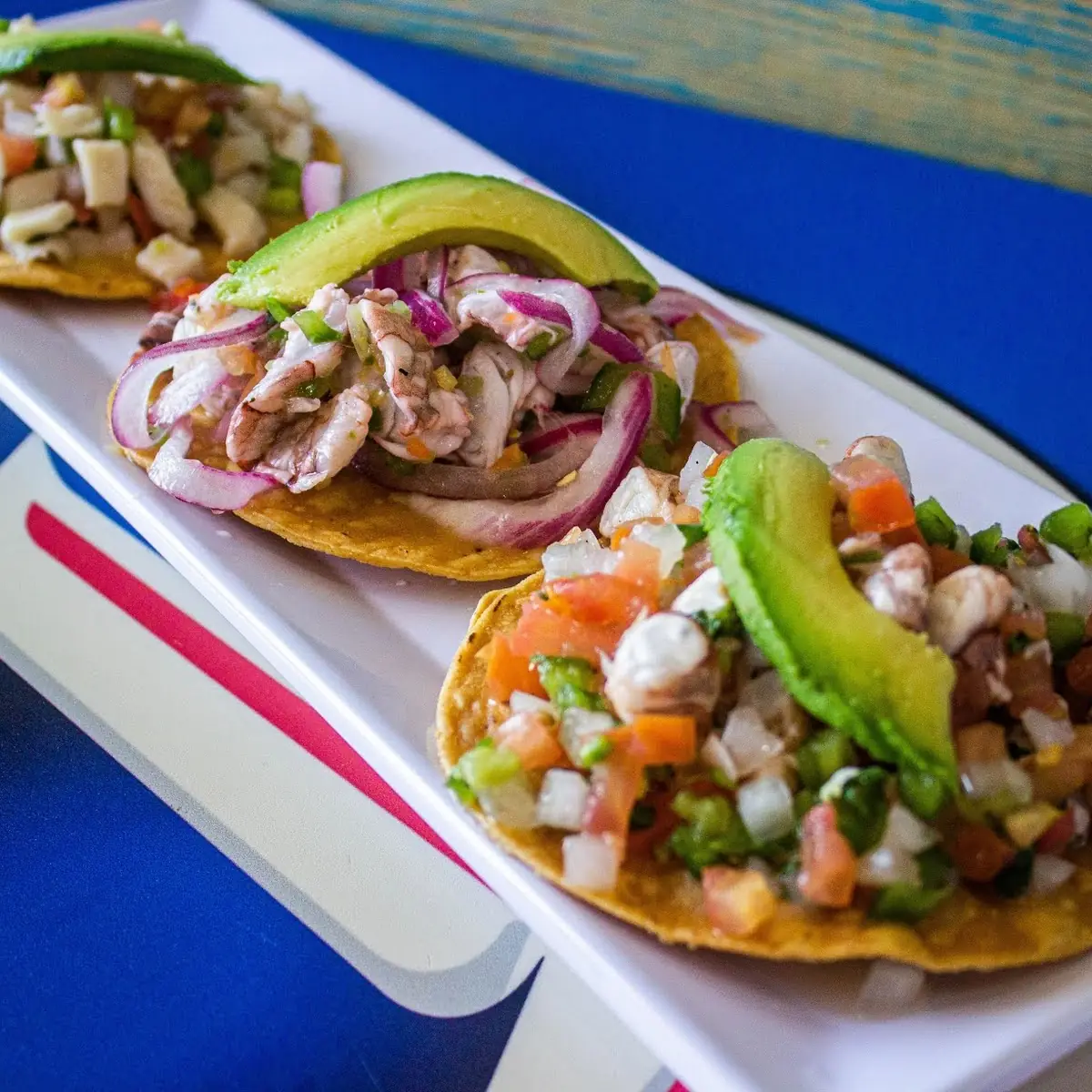 Shrimp Ceviche Tostada