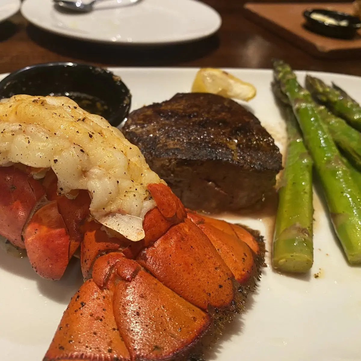 Filet Mignon and Lobster Tail