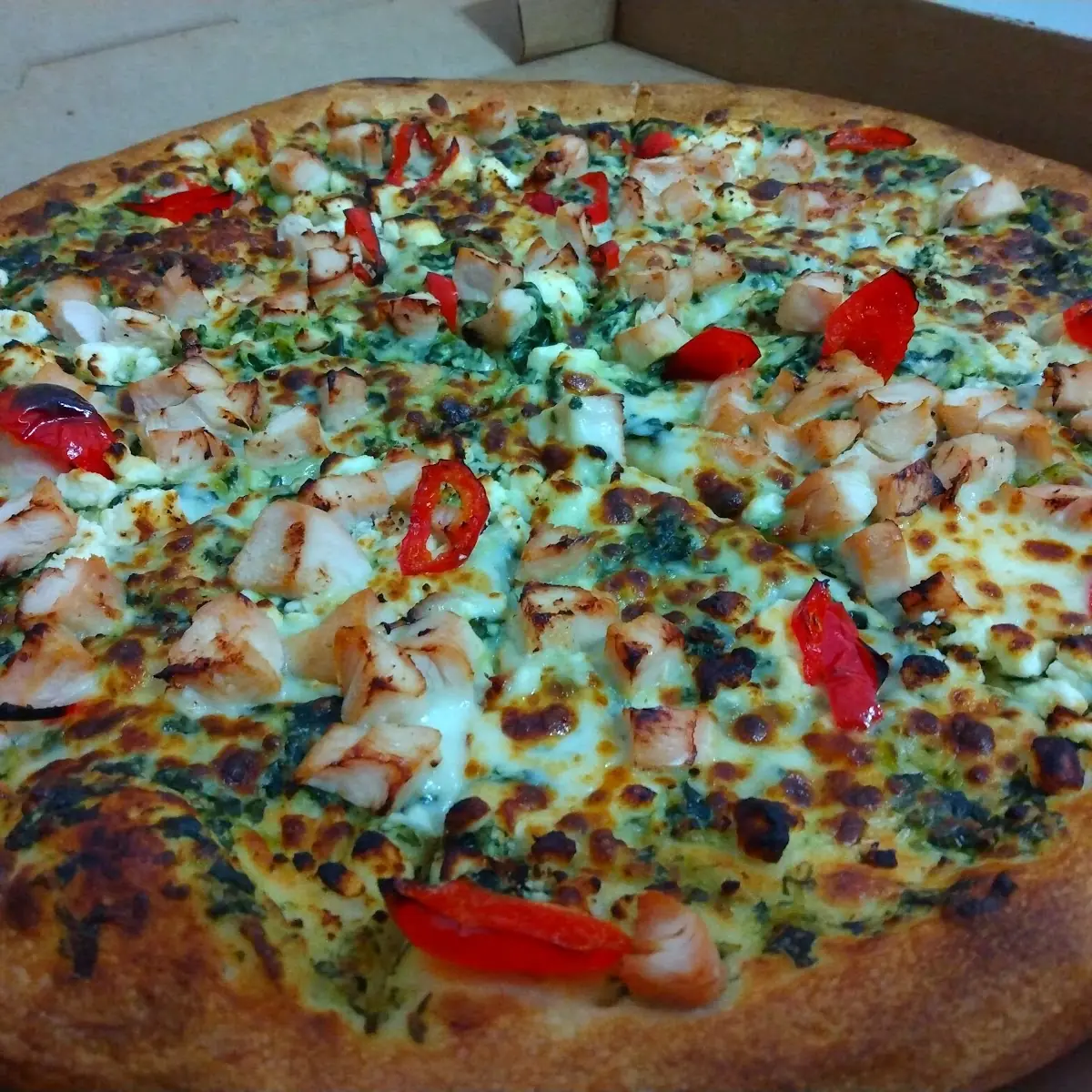 Chicken Pesto Pizza