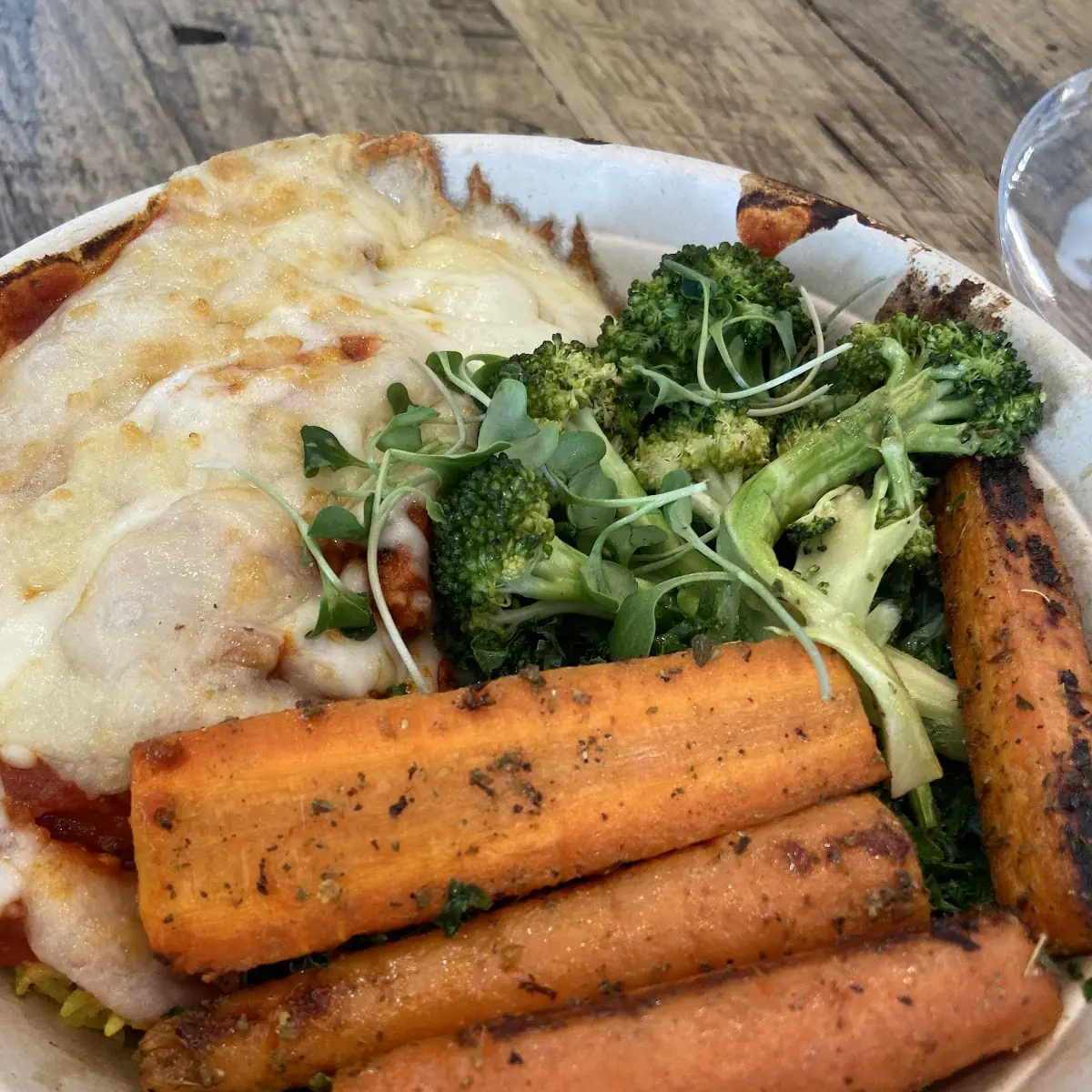 Chicken Parmigiana Plate