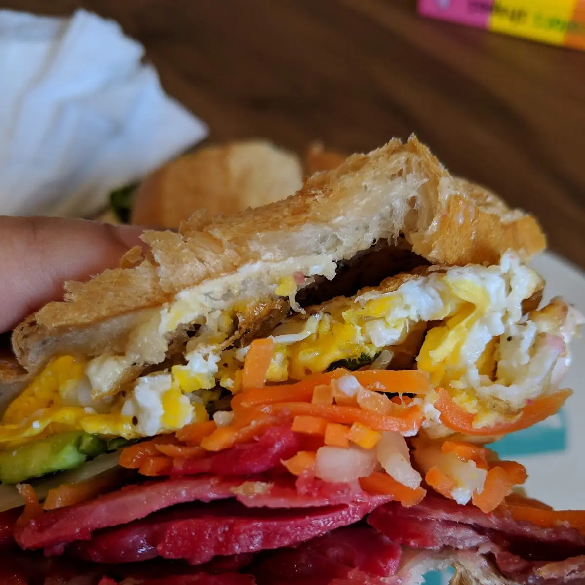 Grilled Pork Banh MI with Fried Egg