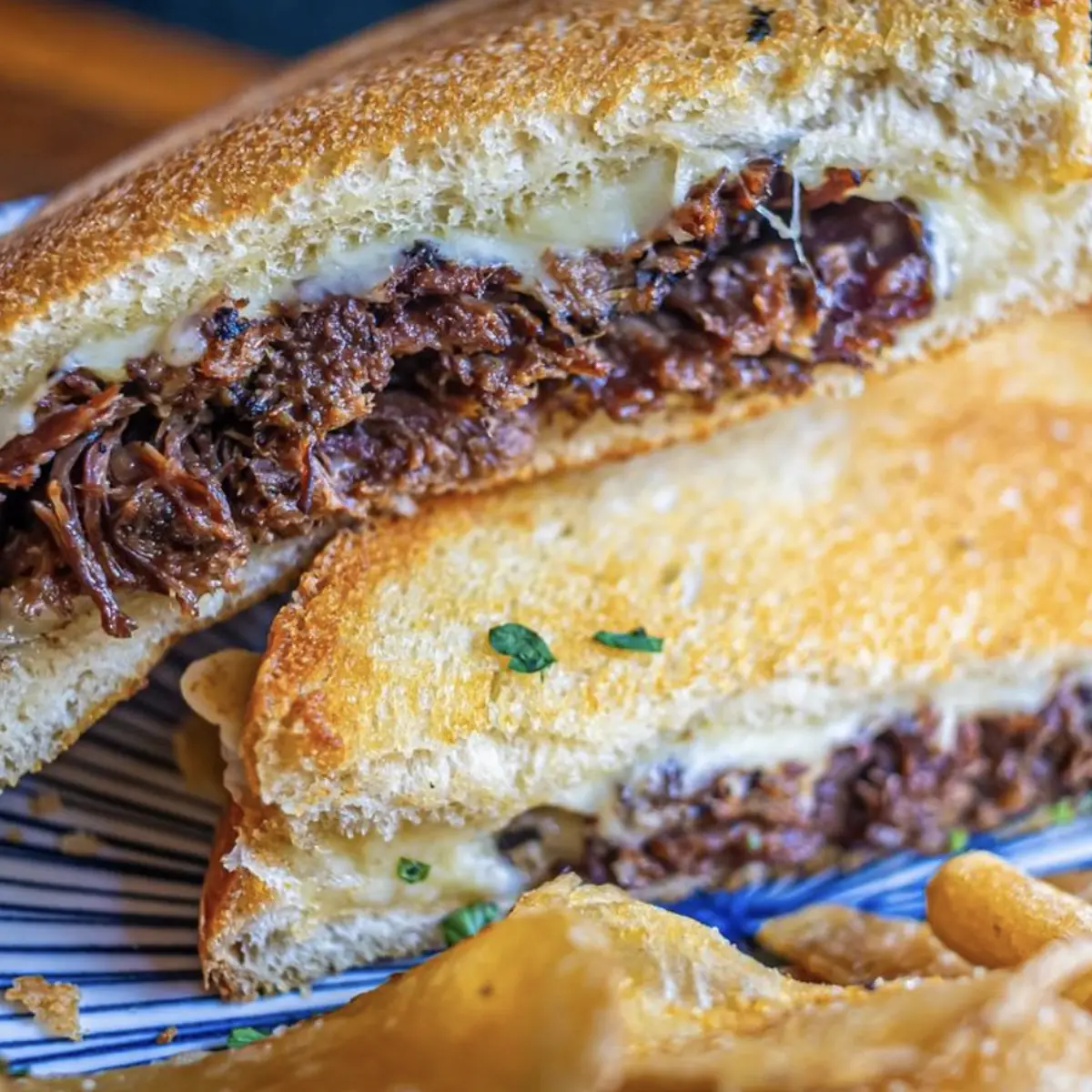 Chet's Pot Roast Grilled Cheese