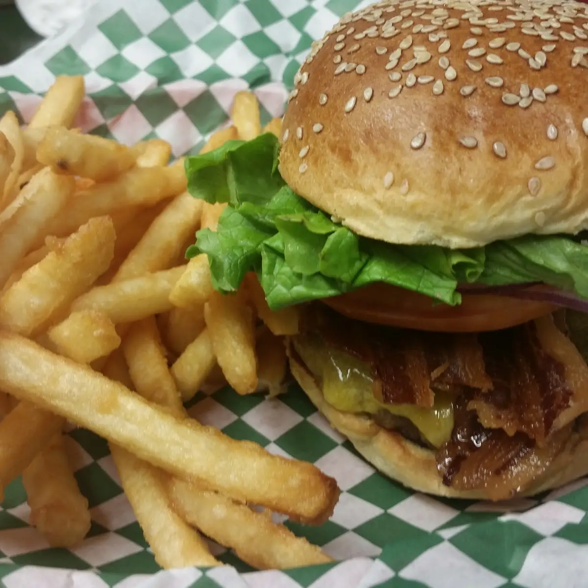 Juicy Bacon Cheddar Burger