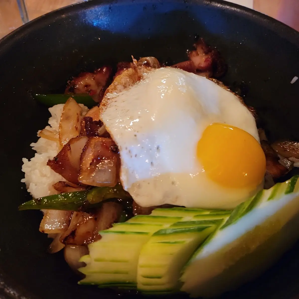 Crispy Pork Belly Rice Bowl