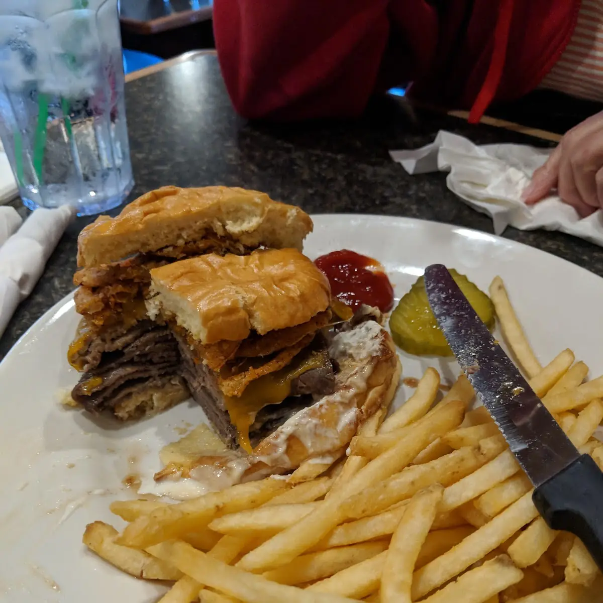 Onster Roast Beef Sandwich