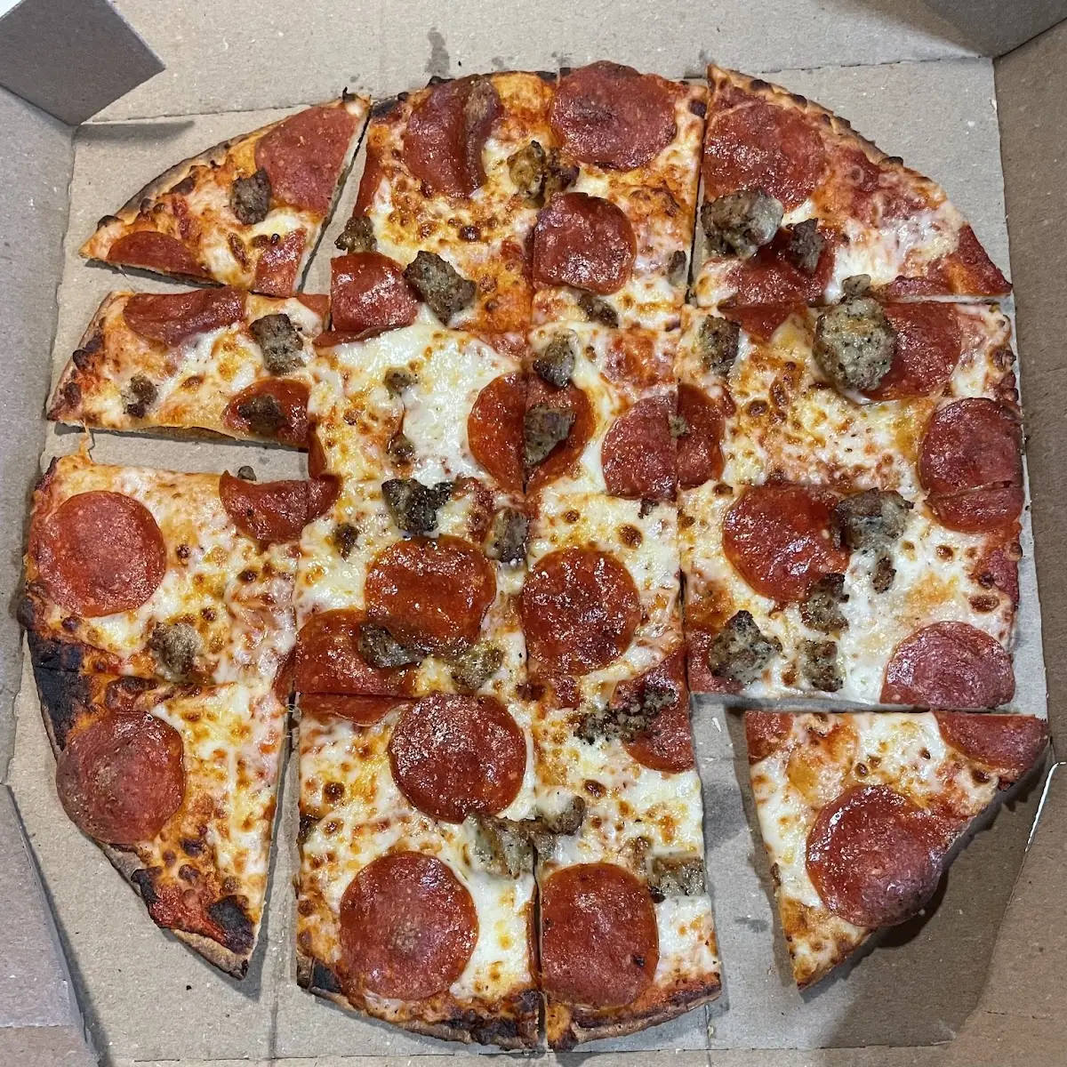 Medium Two Topping Thin Crust Pizza