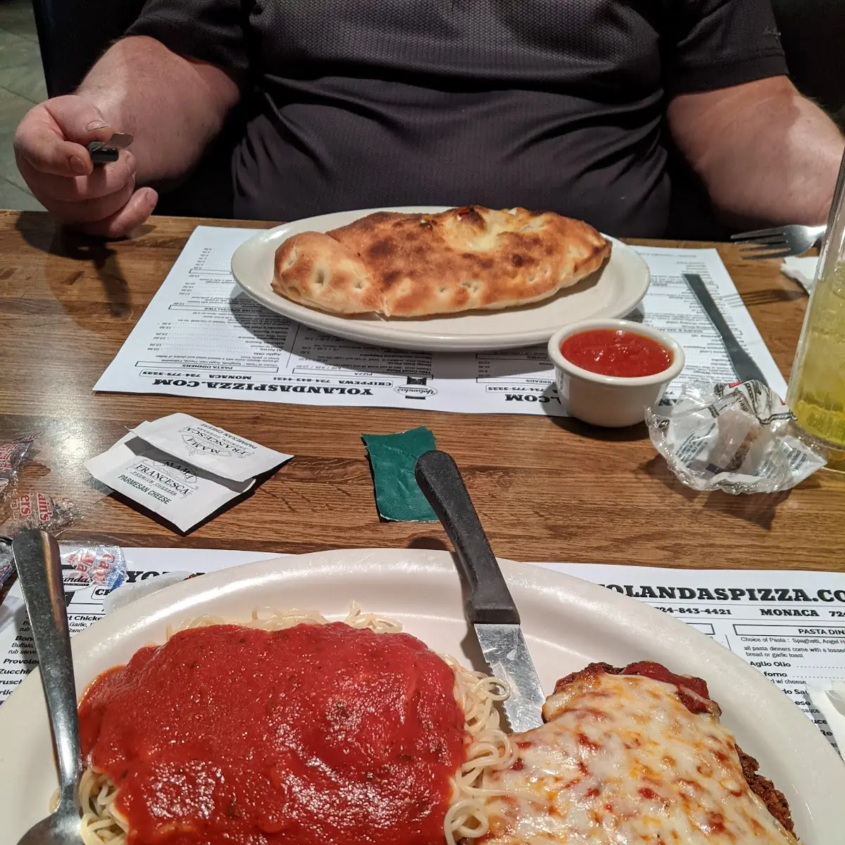Chicken Parmesan with Ravioli