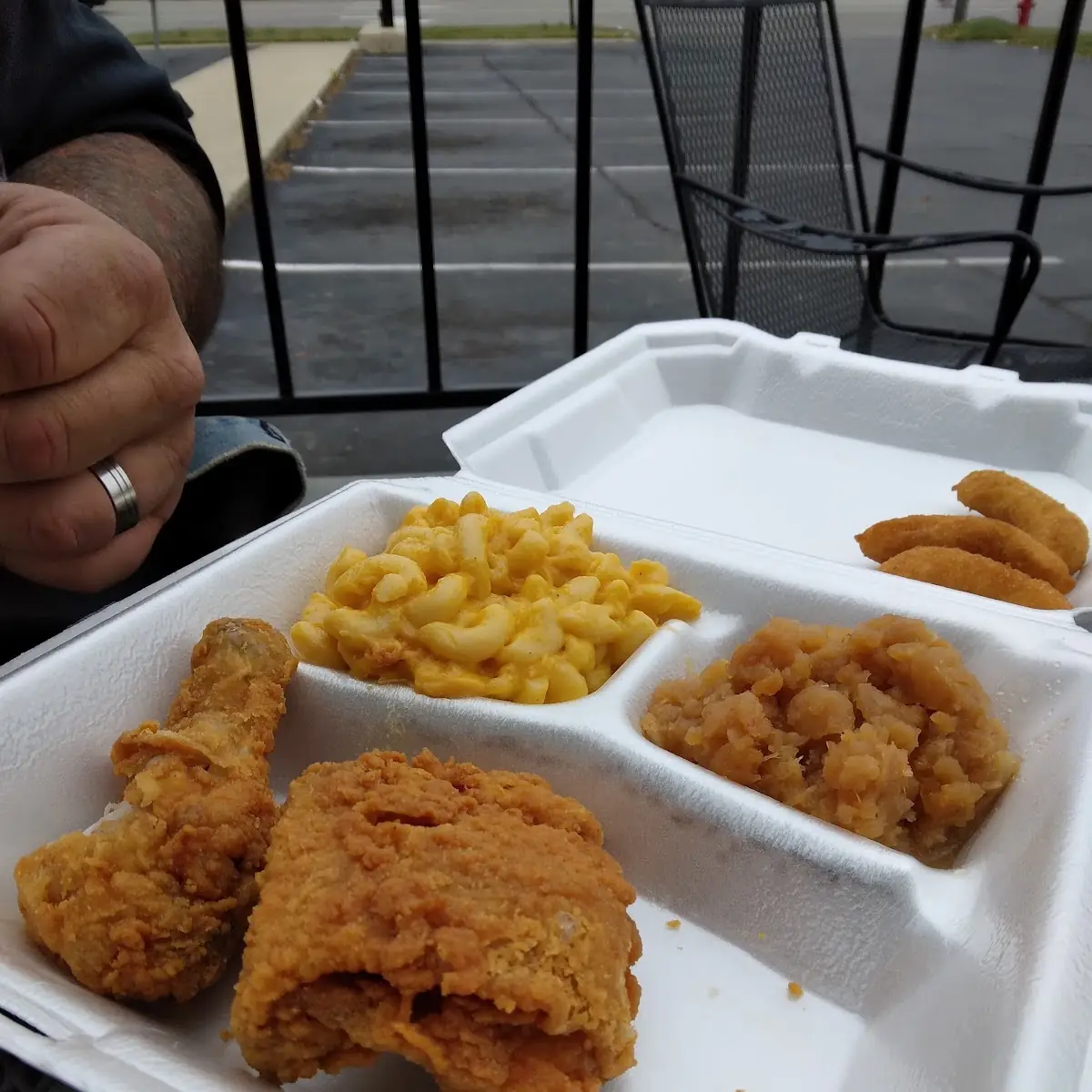 Fried Chicken Wings and Sides