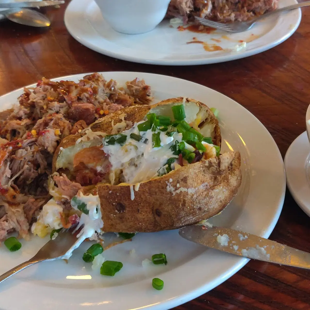 Pulled Pork Baked Potato Cole Slaw