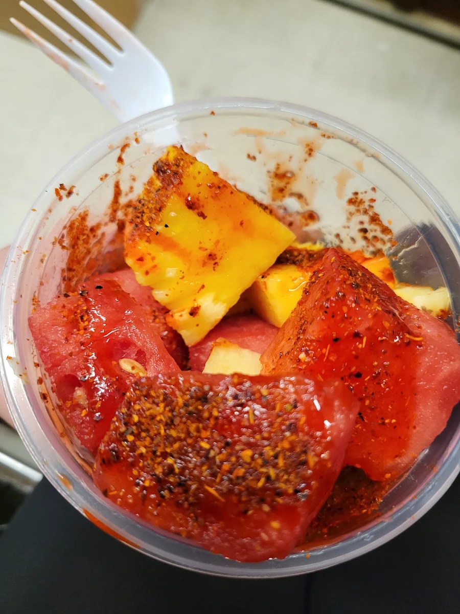Watermelon and Pineapple Fruit Cup