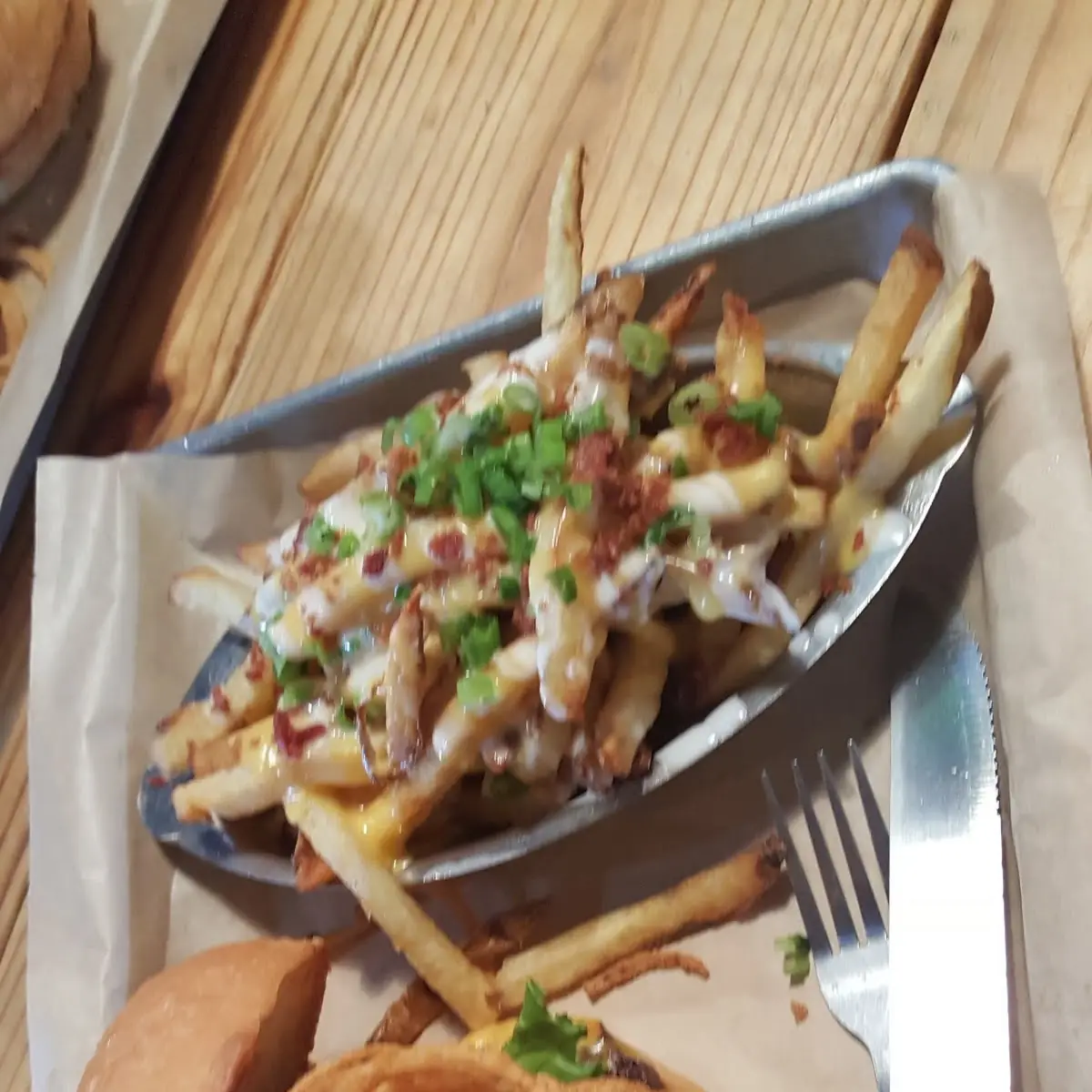 Tower Burger and Fully Loaded Fries