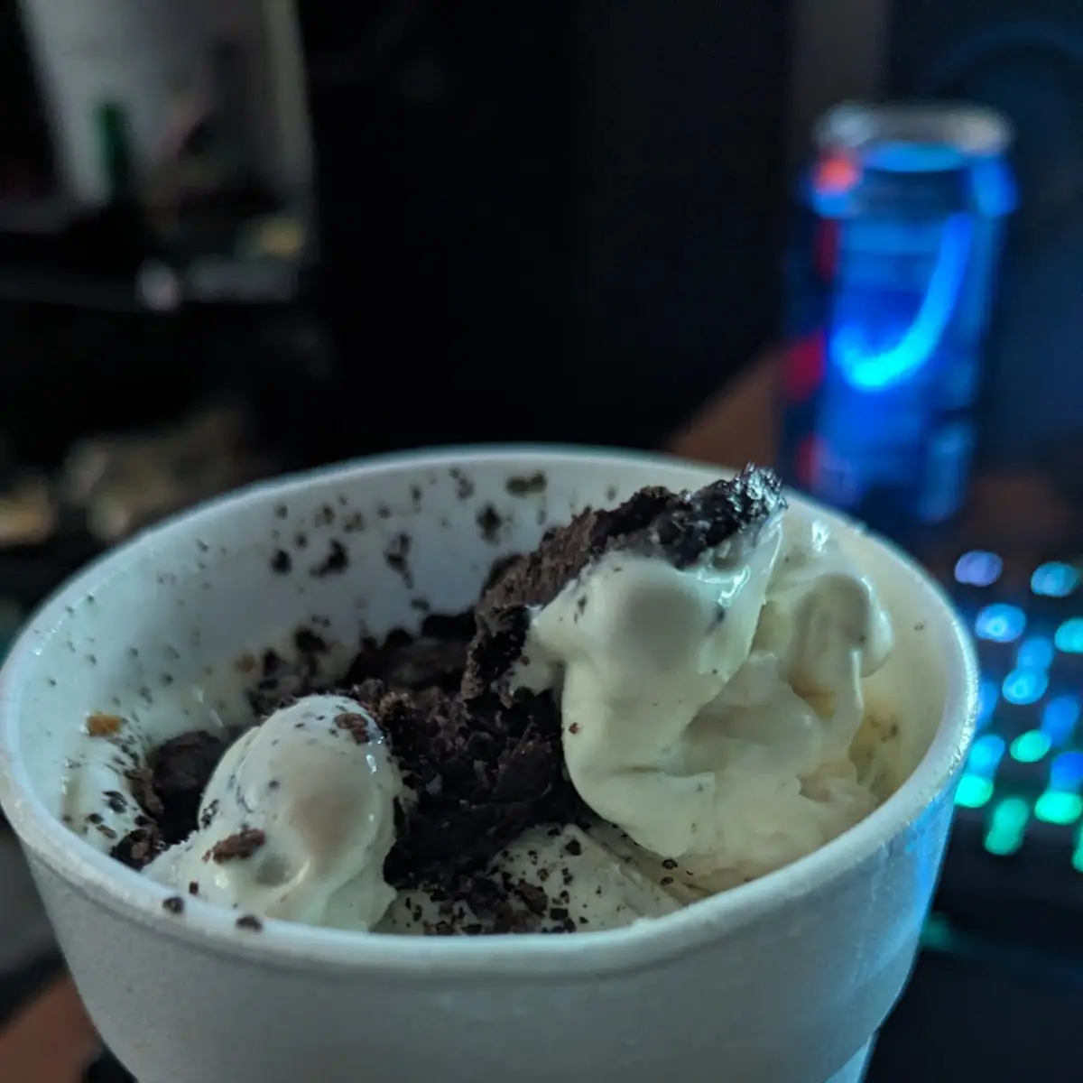 Sonic Blast Made with Oreo Cookie Pieces