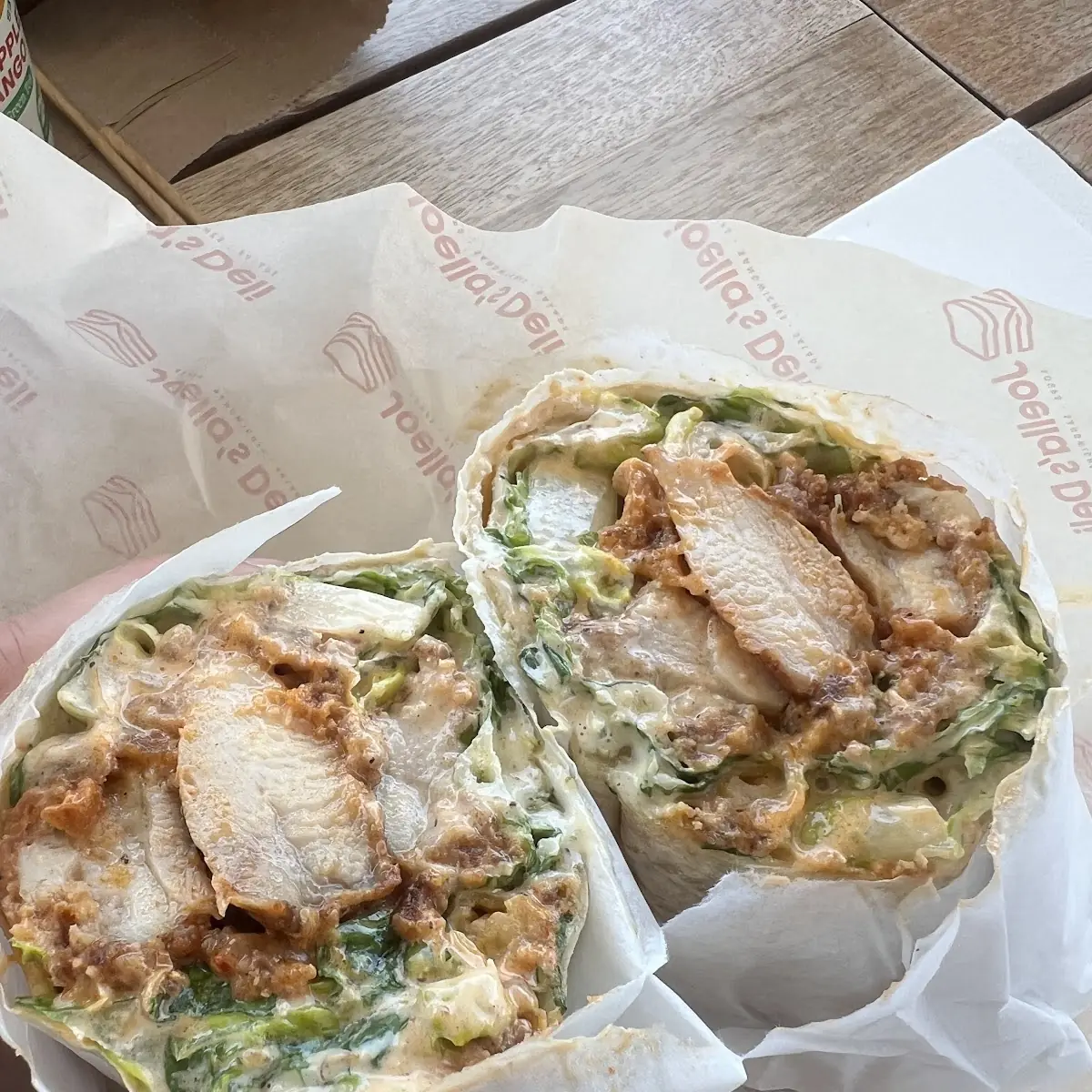 Buffalo Chicken Caesar Wrap