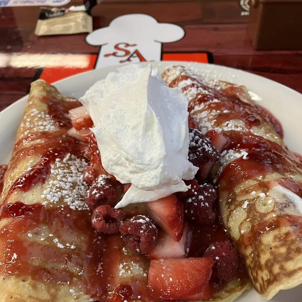 Mixed Berry Crepes