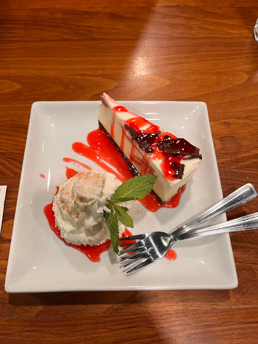 Strawberry Champagne Cheesecake