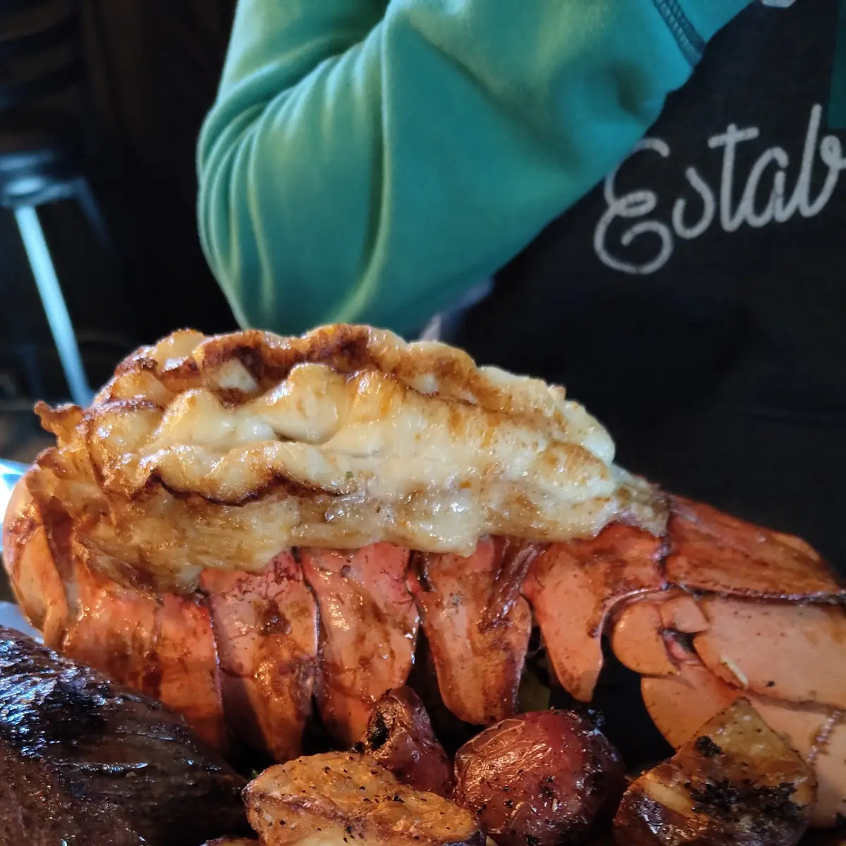 Steak & Prawns