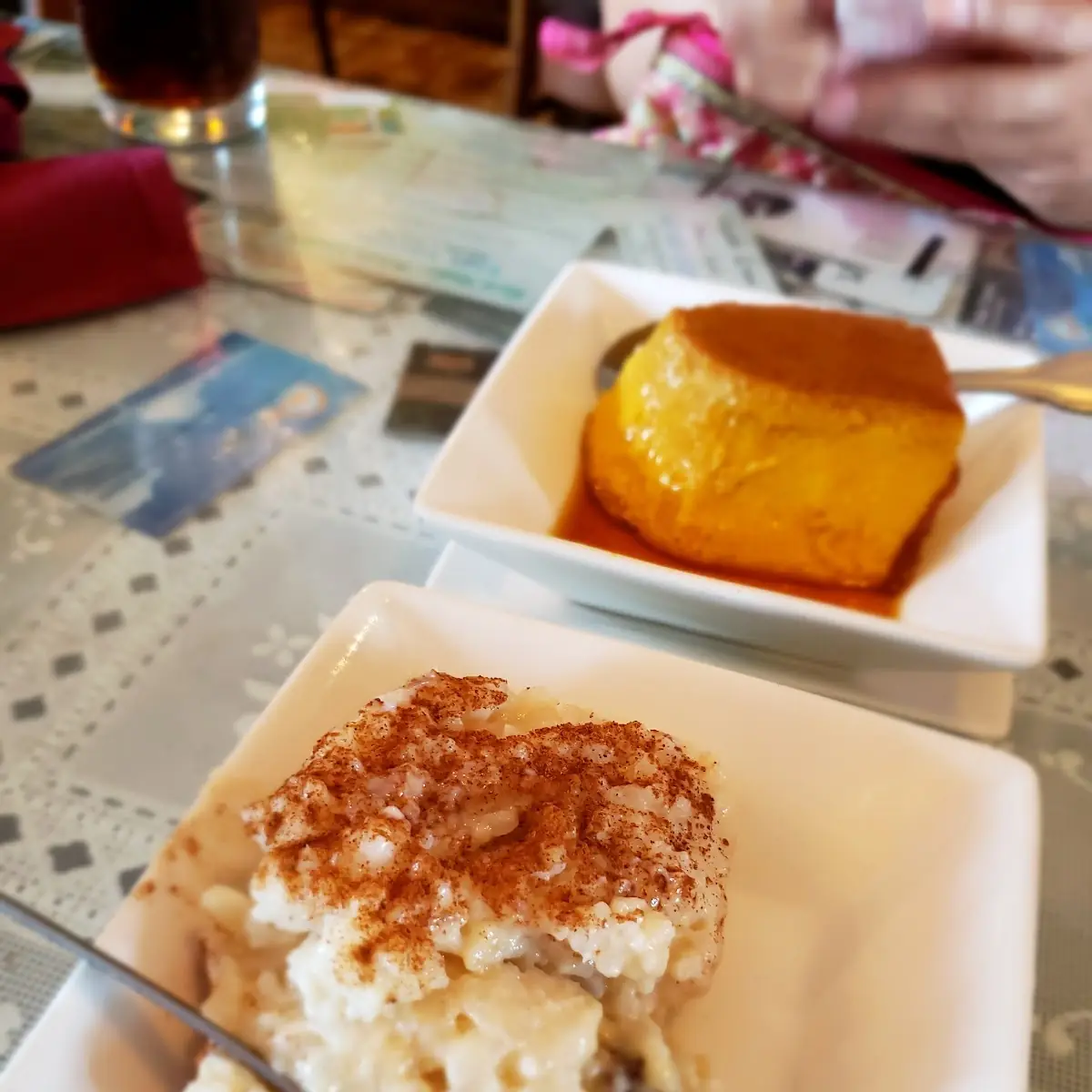 Rice Pudding and Flan