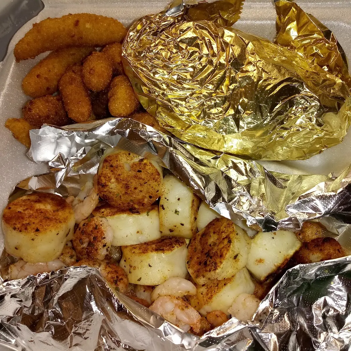 Jumbo Shrimp Scallops
