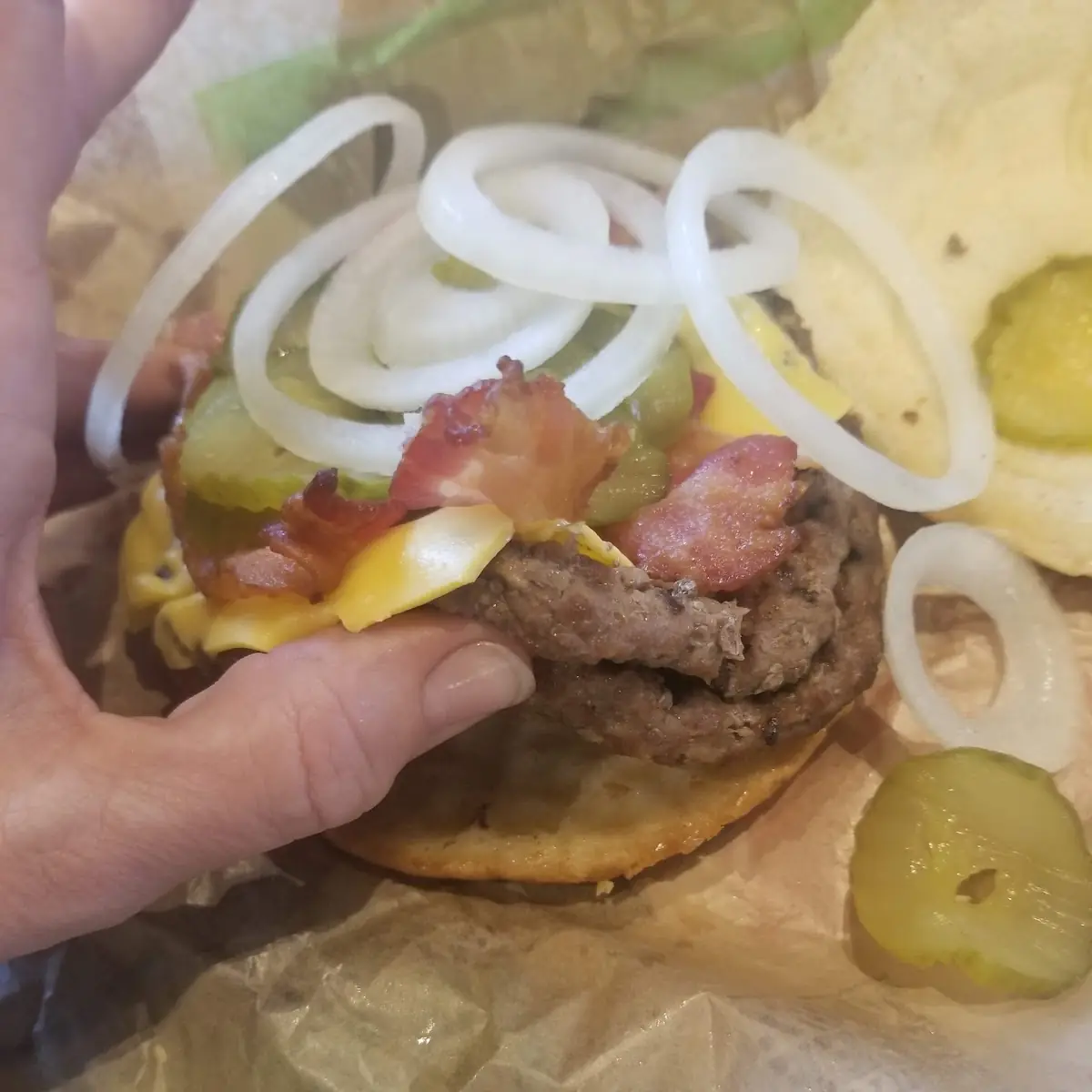 King Cheese N Bacon Burger