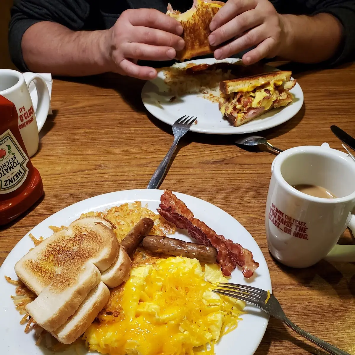 My Hammy & Cheese Omelette