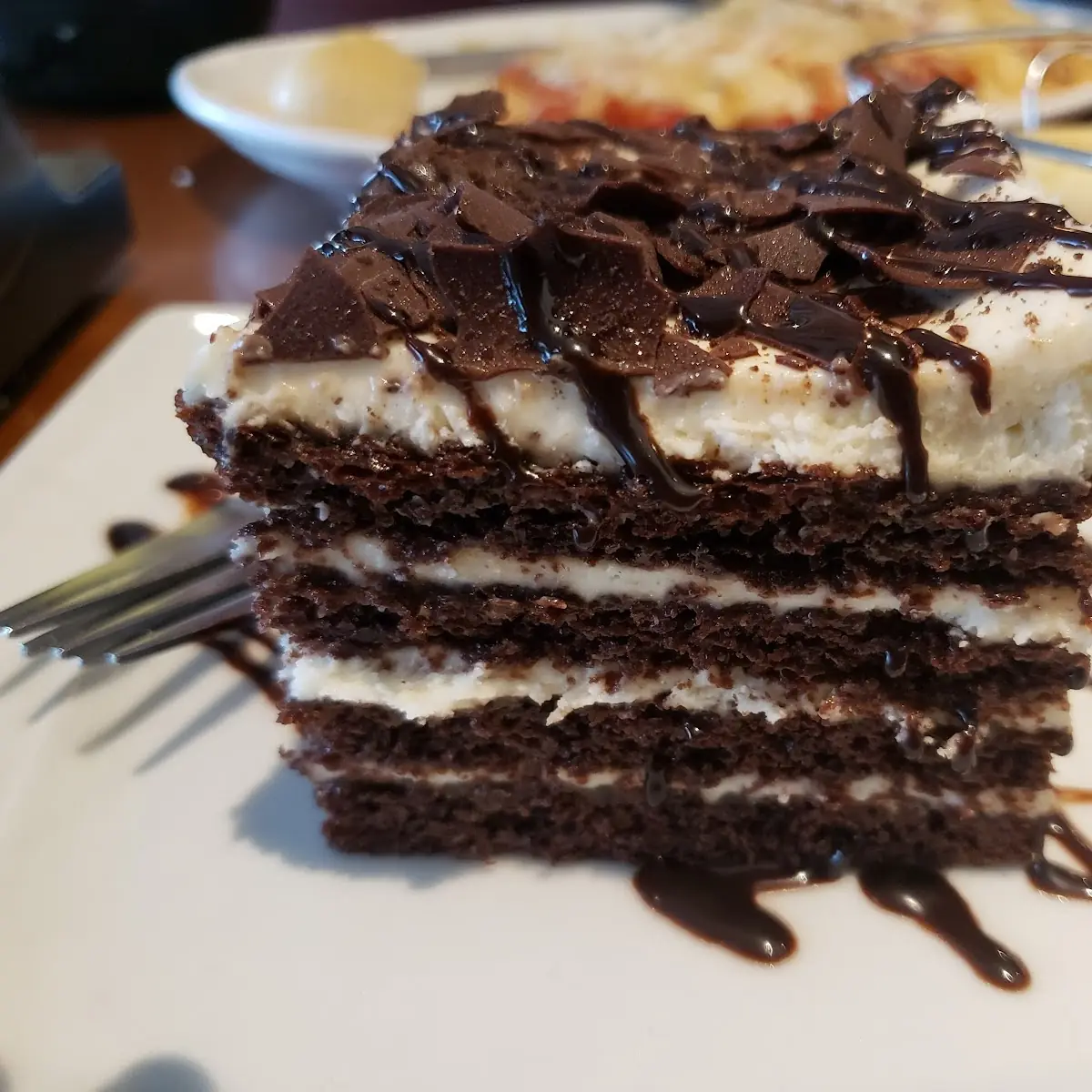 Chocolate Brownie Lasagna