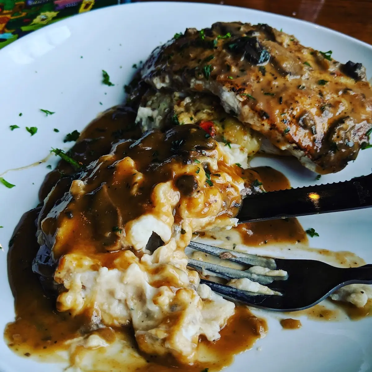 Stuffed Chicken Marsala